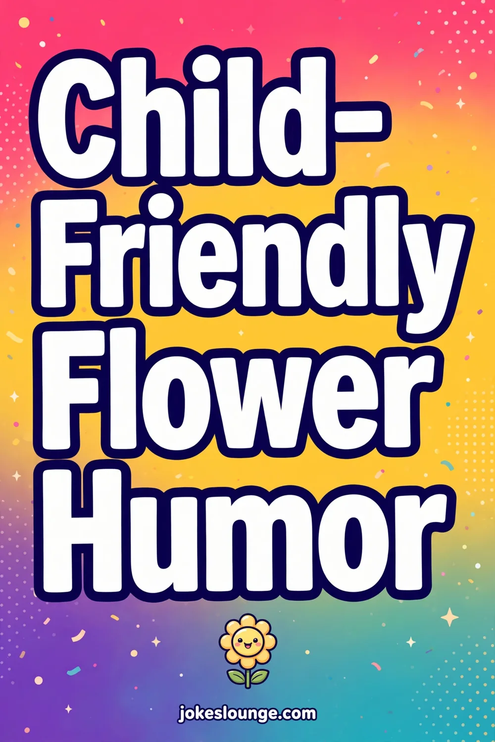 Child-Friendly Flower Humor - funny illustration
