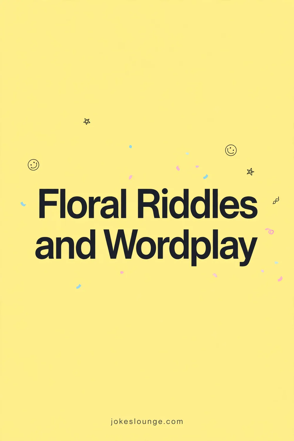 Floral Riddles and Wordplay - funny illustration