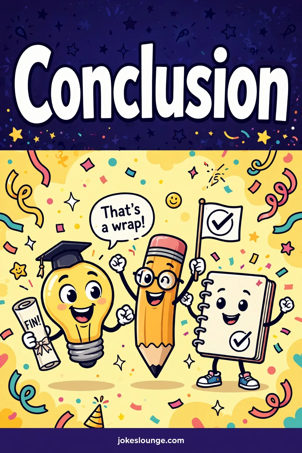 Conclusion - funny illustration