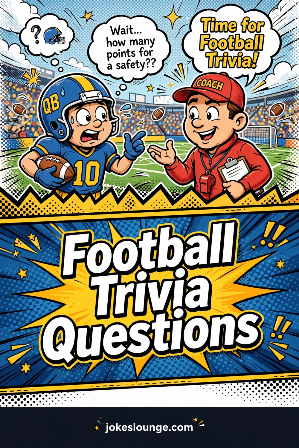 Football Trivia Questions - funny illustration