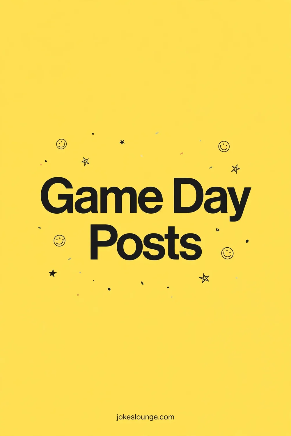 Game Day Posts - funny illustration