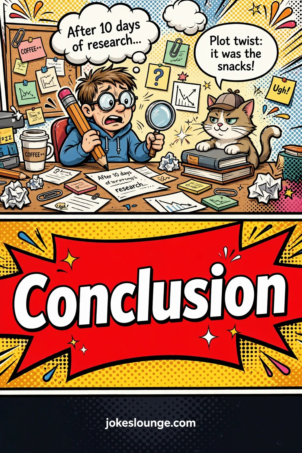 Conclusion - funny illustration