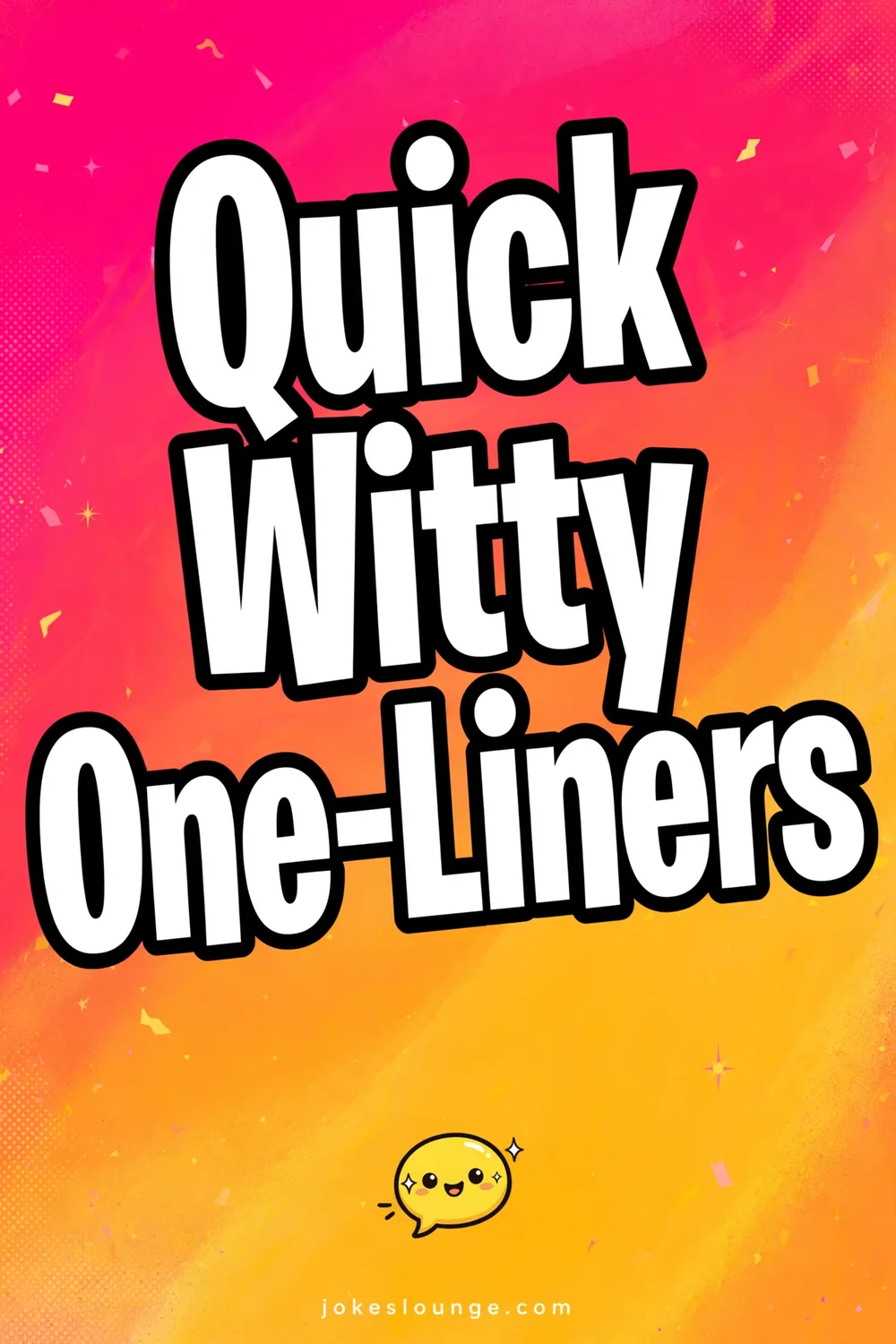 Quick Witty One-Liners - funny illustration