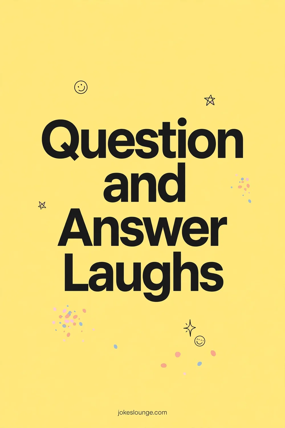 Question and Answer Laughs ???? - funny illustration