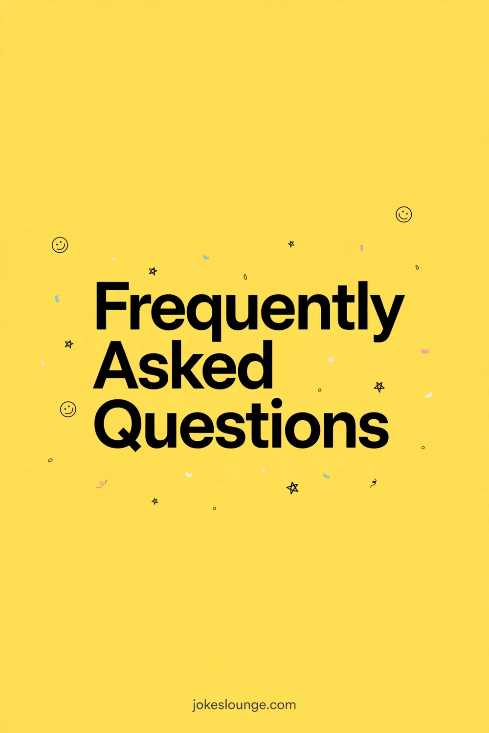 Frequently Asked Questions - funny illustration