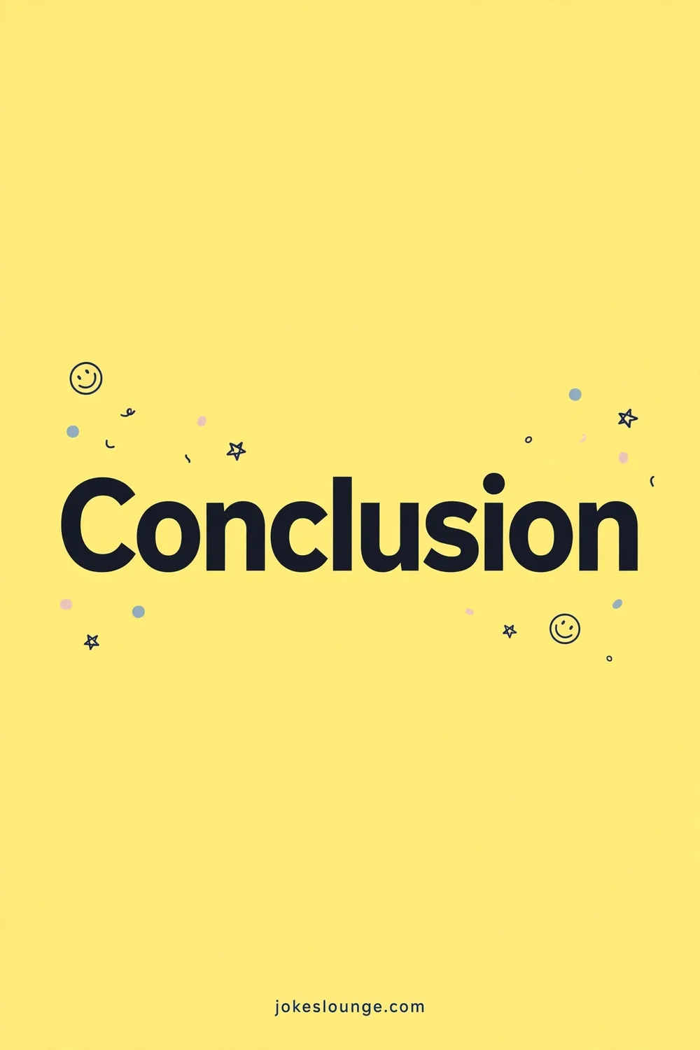 Conclusion - funny illustration