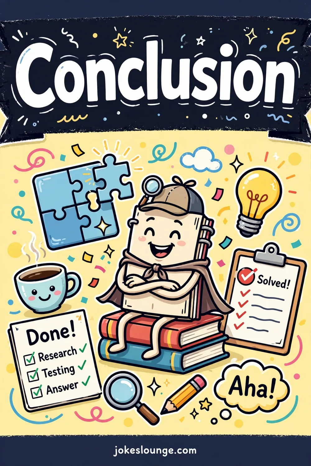 Conclusion - funny illustration