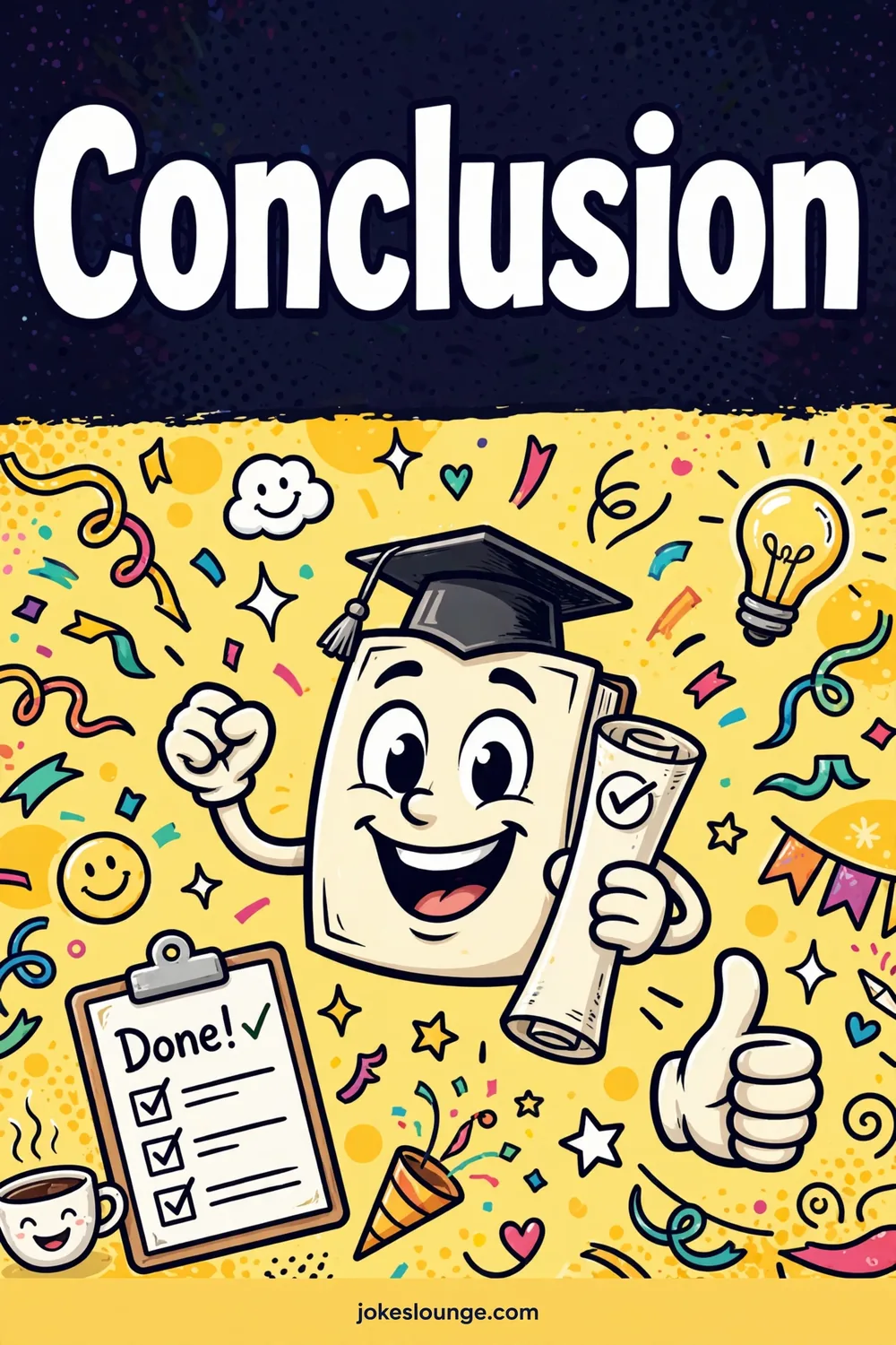 Conclusion - funny illustration
