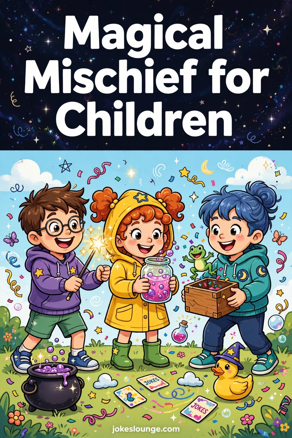 Magical Mischief for Children - funny illustration