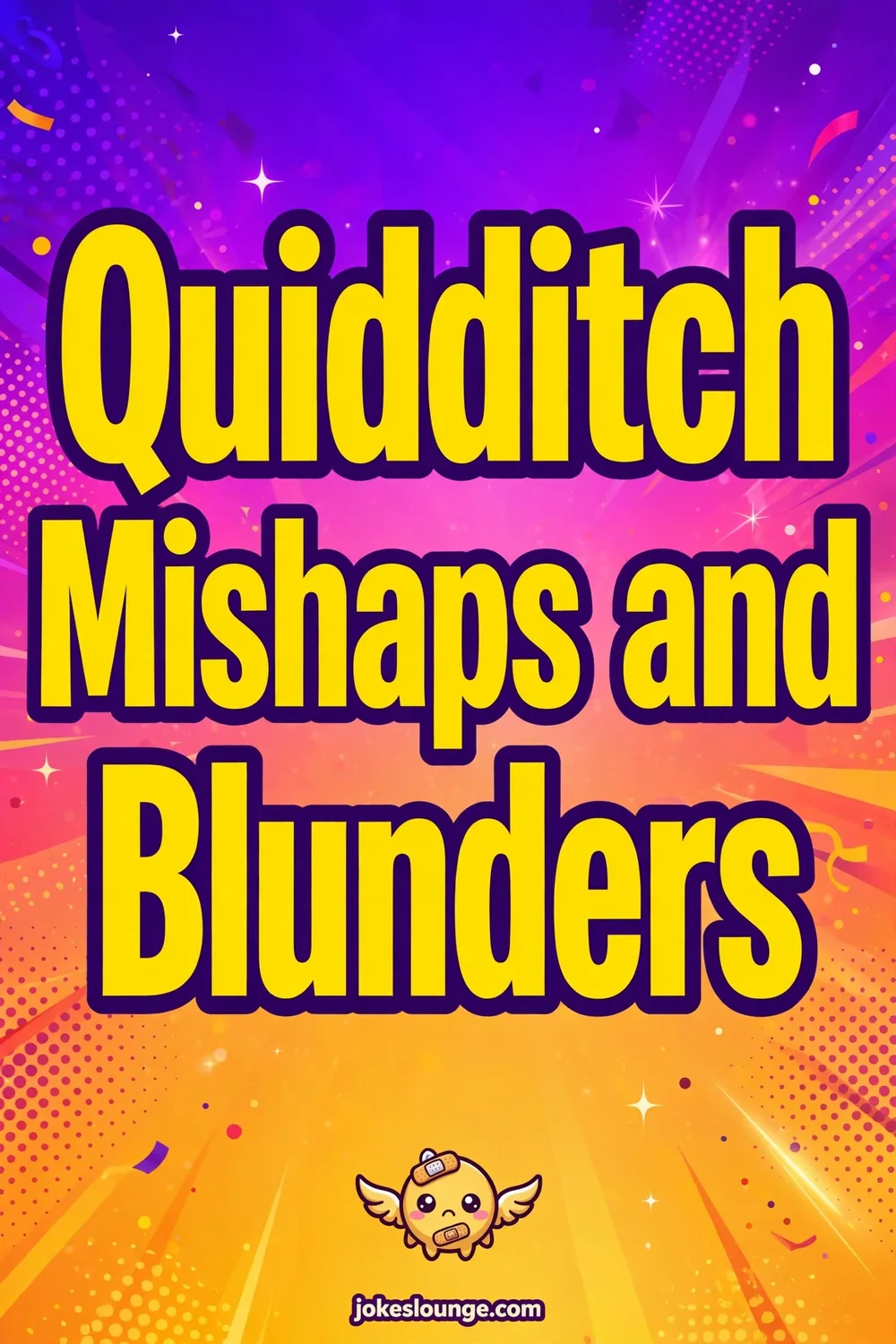 Quidditch Mishaps and Blunders - funny illustration