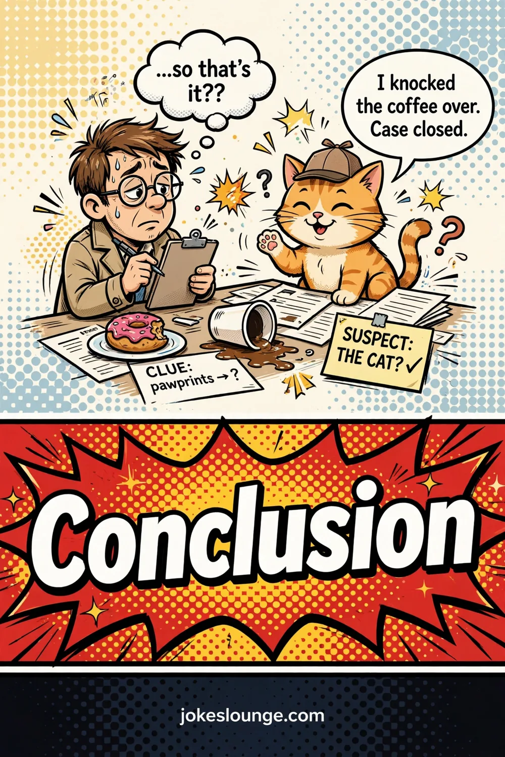 Conclusion - funny illustration