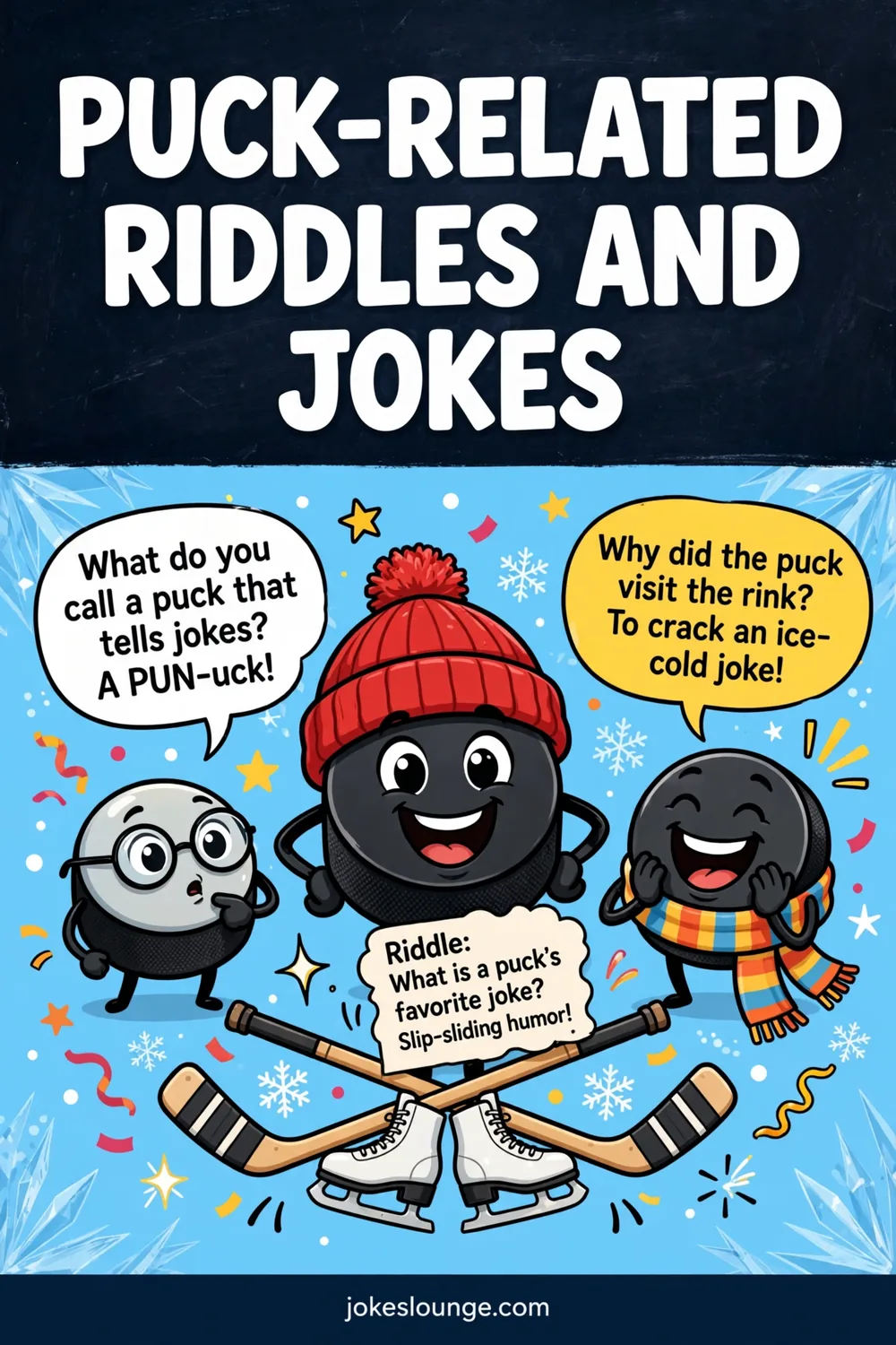 Puck-related Riddles and Jokes - funny illustration