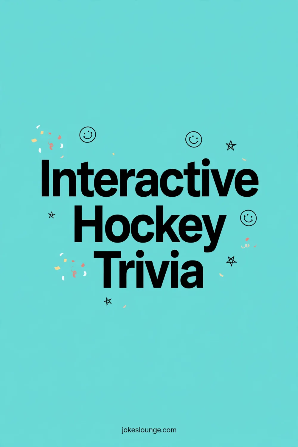 Interactive Hockey Trivia - funny illustration