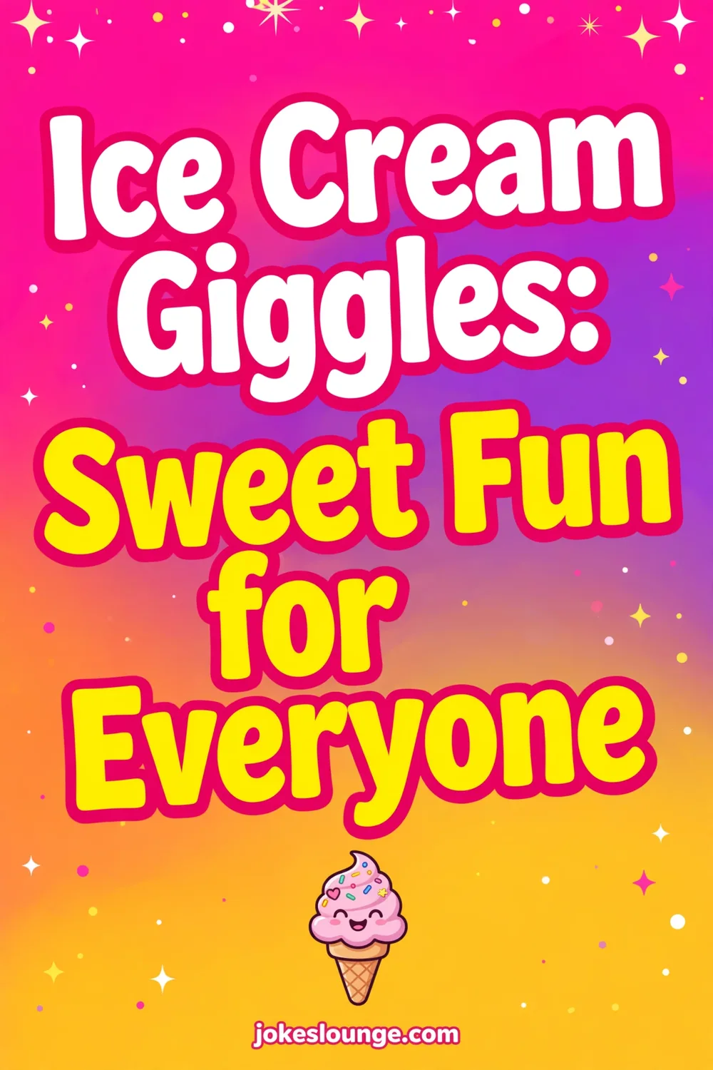 Ice Cream Giggles: Sweet Fun for Everyone - funny illustration