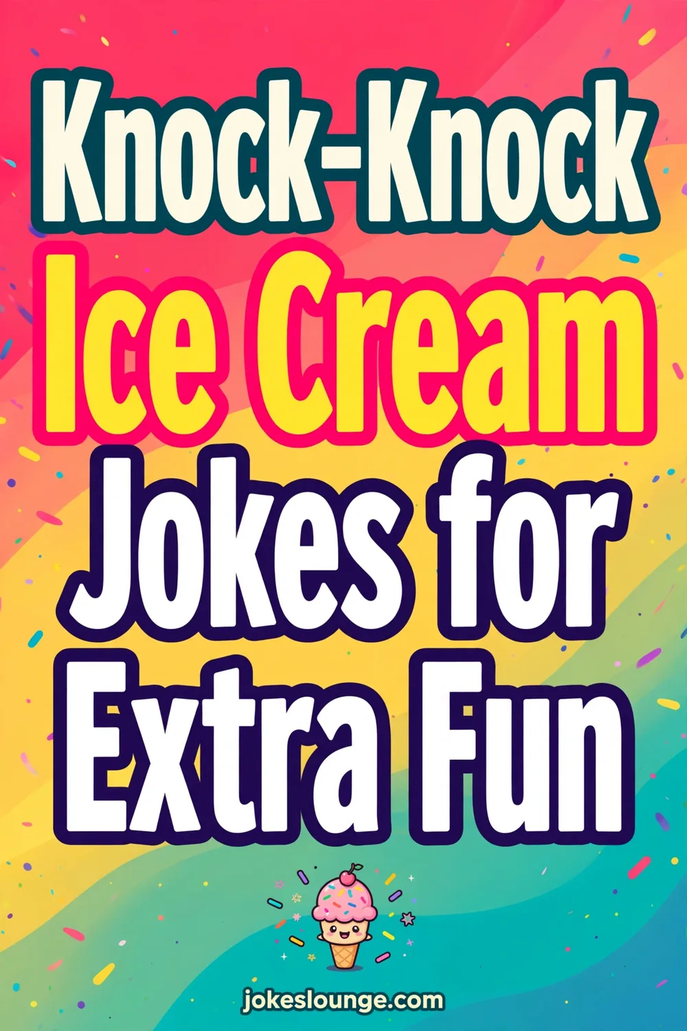 Knock-Knock Ice Cream Jokes for Extra Fun - funny illustration