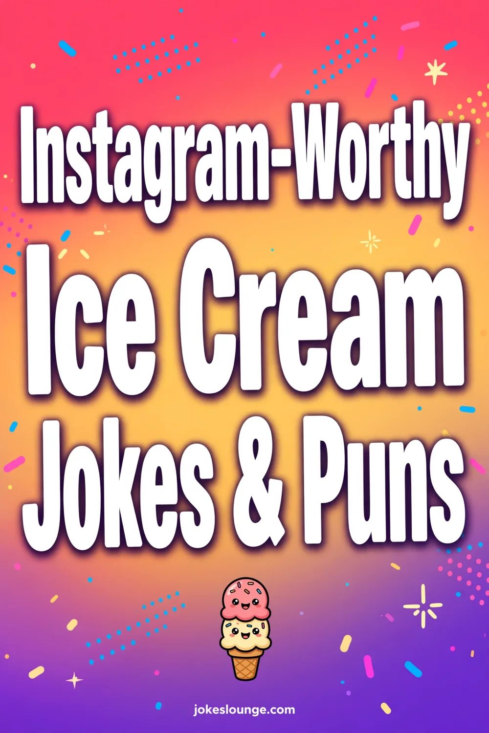 Instagram-Worthy Ice Cream Jokes & Puns - funny illustration