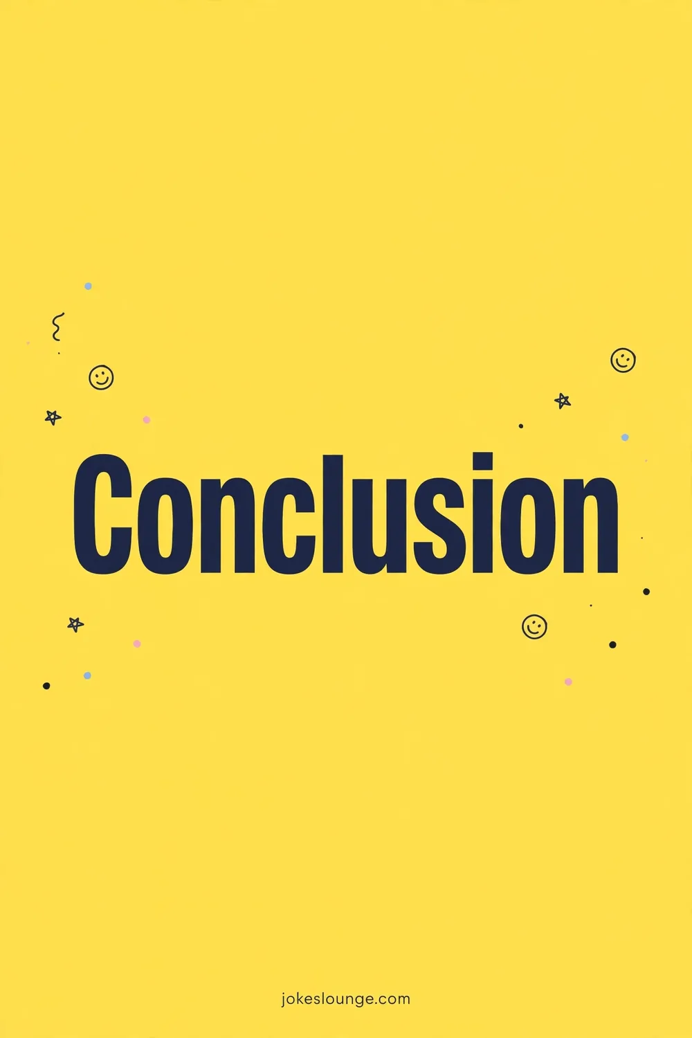 Conclusion - funny illustration