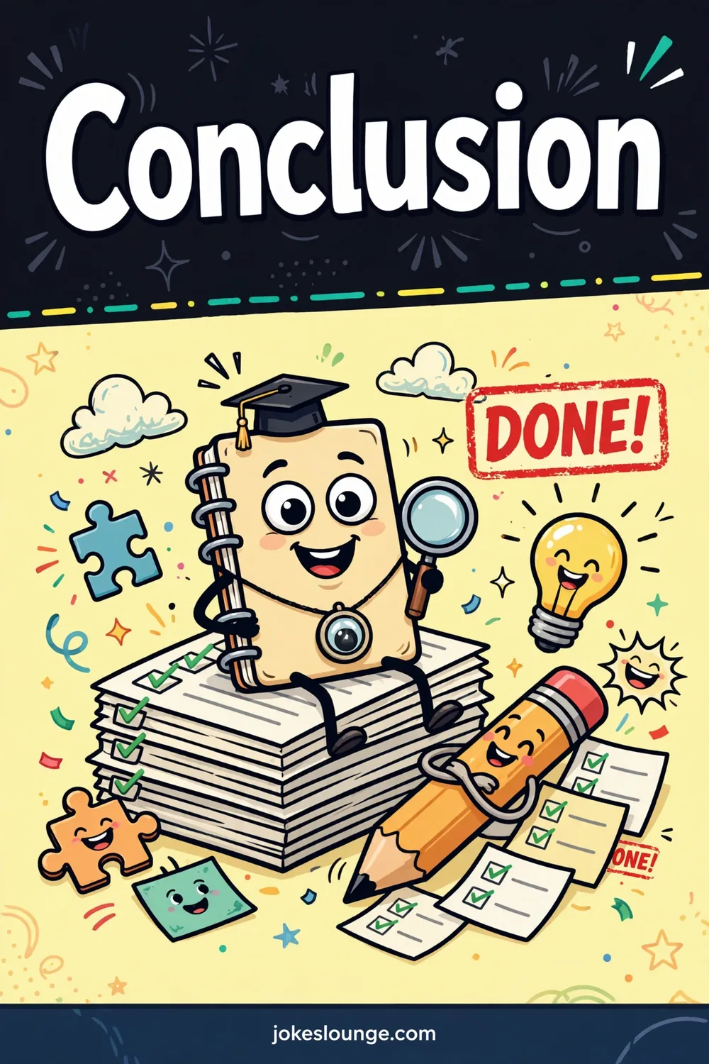 Conclusion - funny illustration