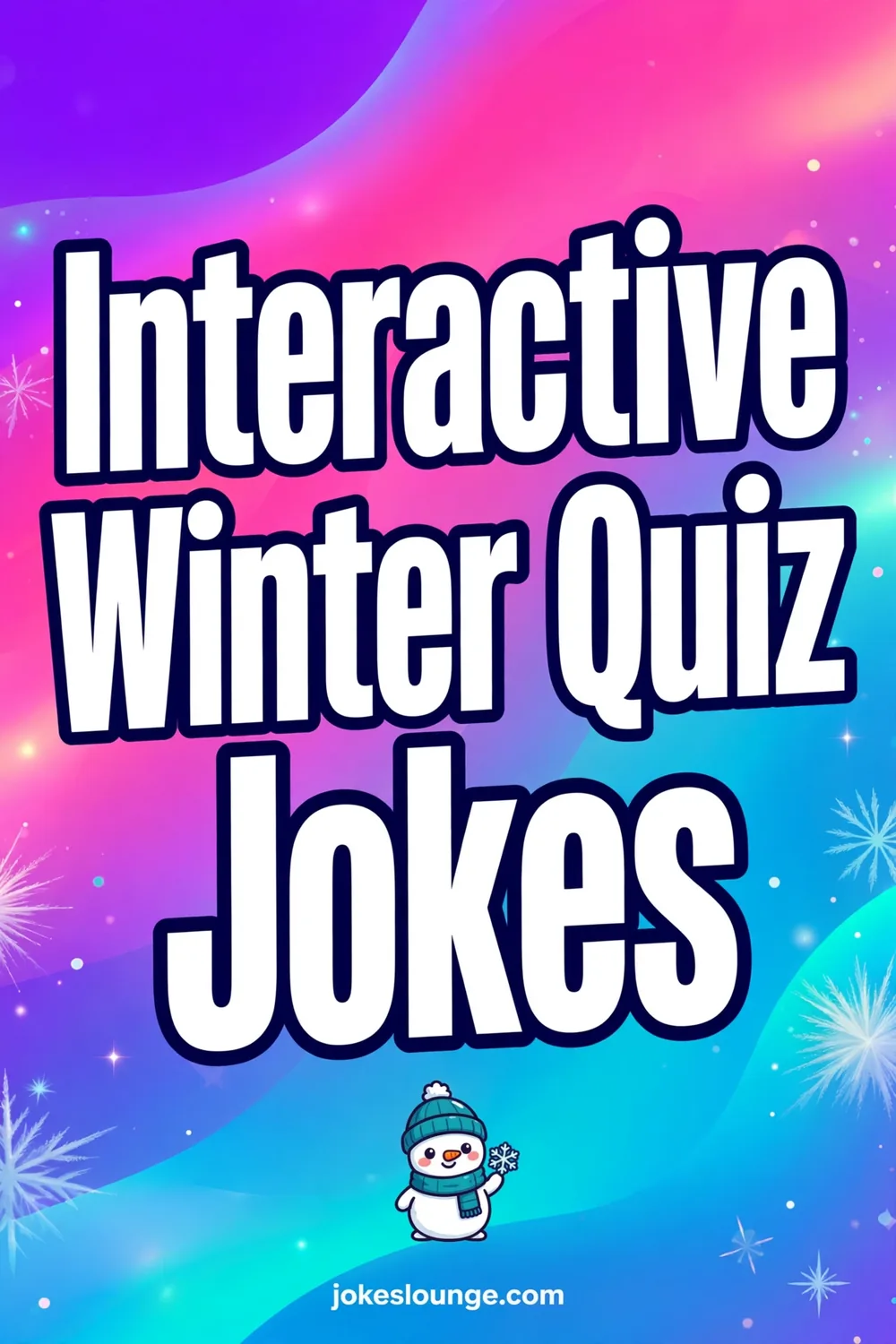Interactive Winter Quiz Jokes - funny illustration