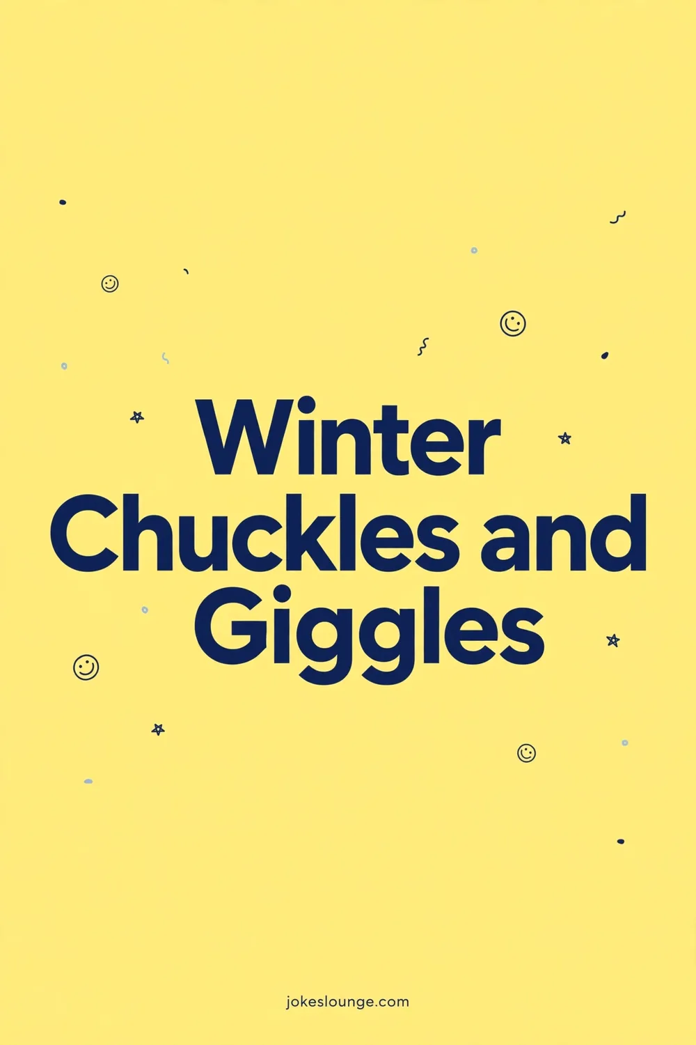 Winter Chuckles and Giggles - funny illustration