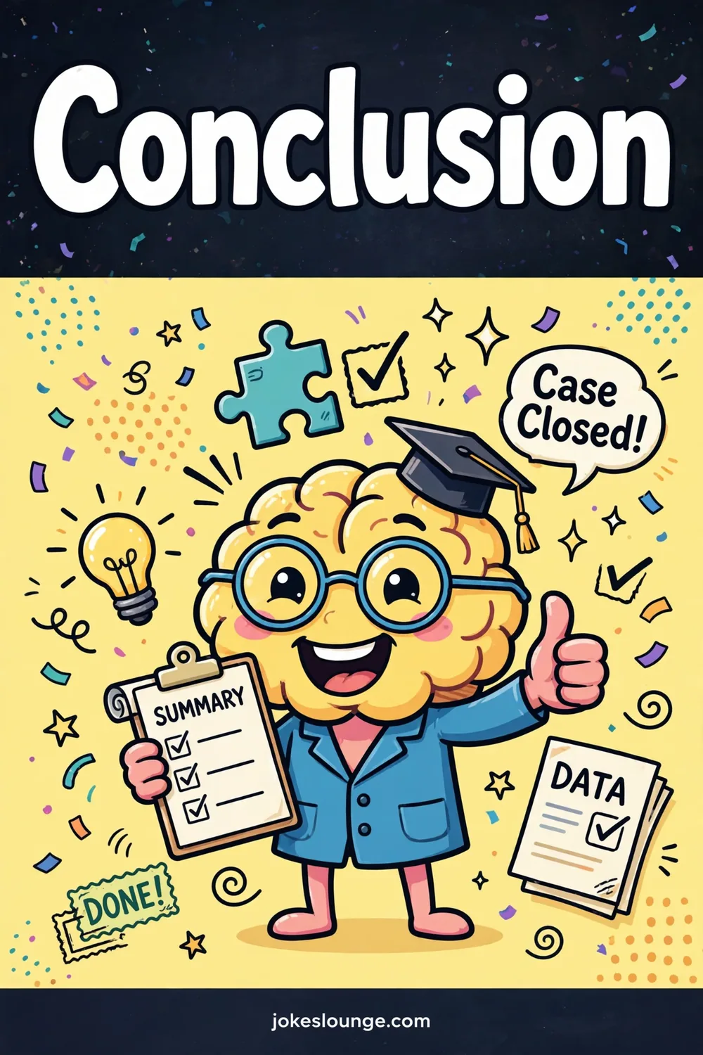 Conclusion - funny illustration