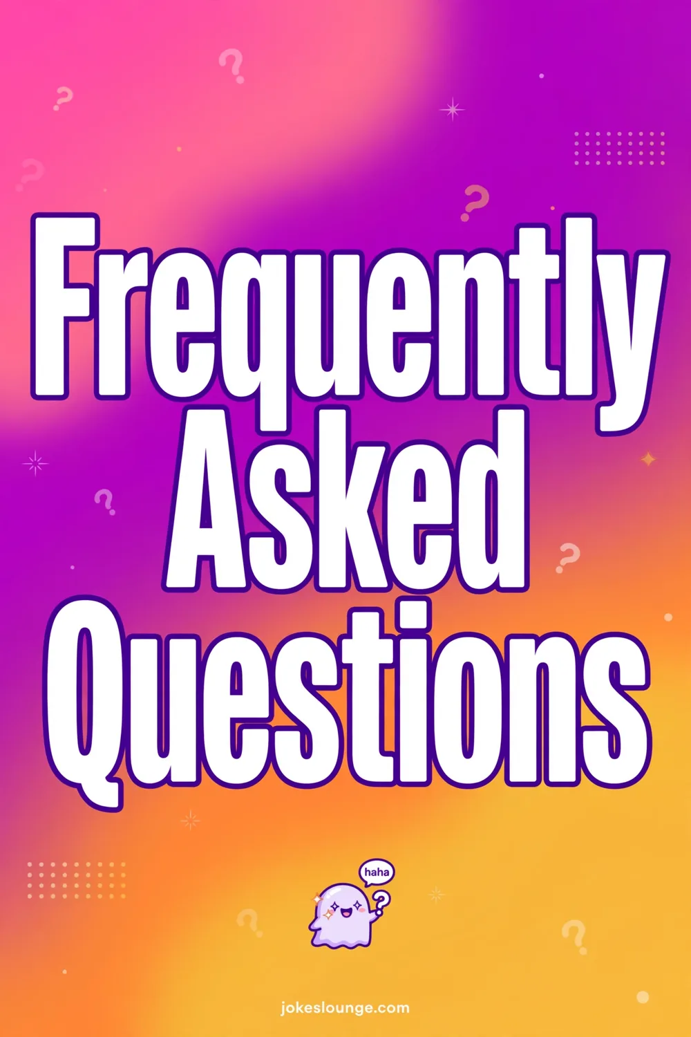 Frequently Asked Questions - funny illustration