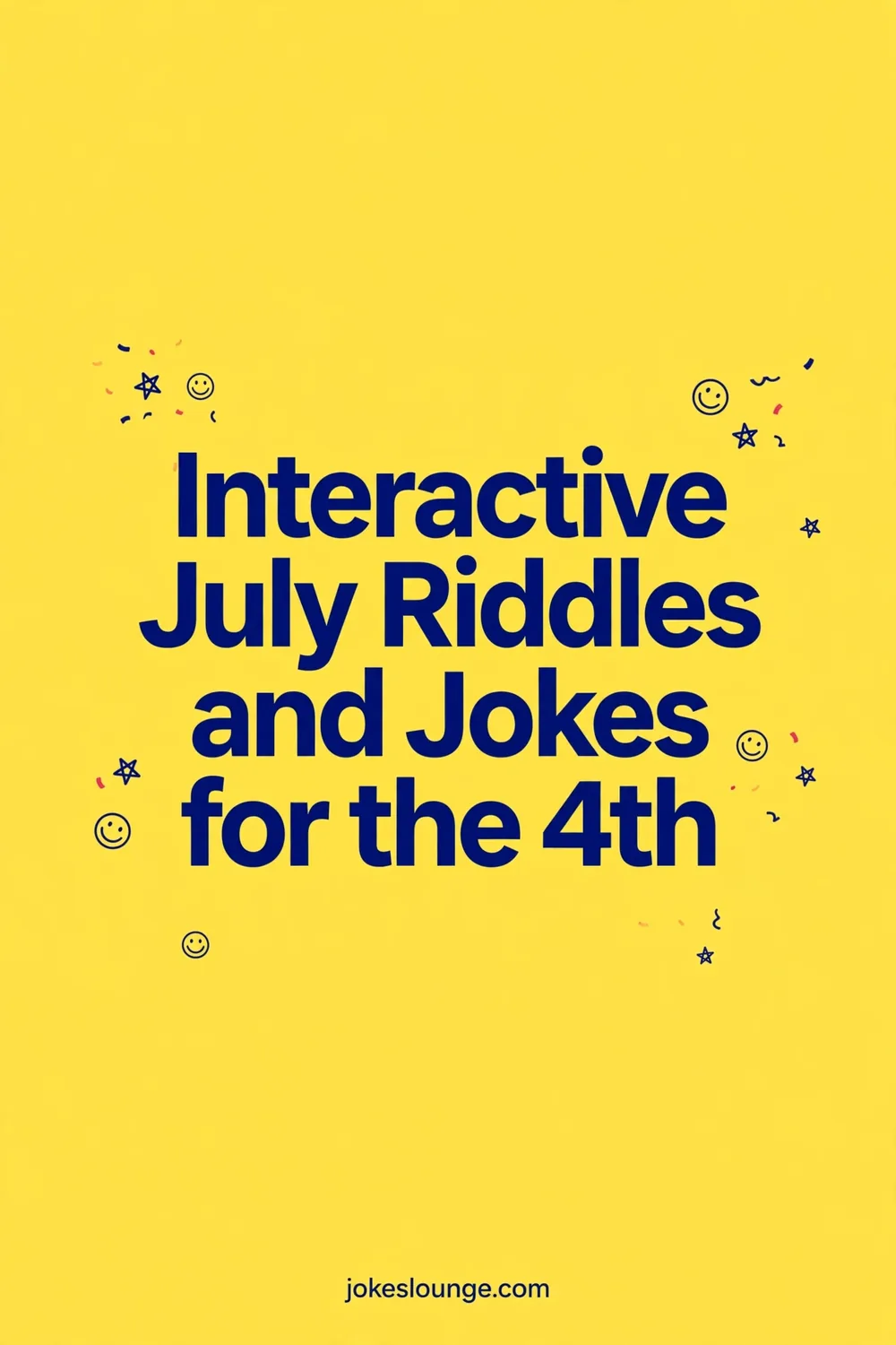 Interactive July Riddles and Jokes for the 4th - funny illustration
