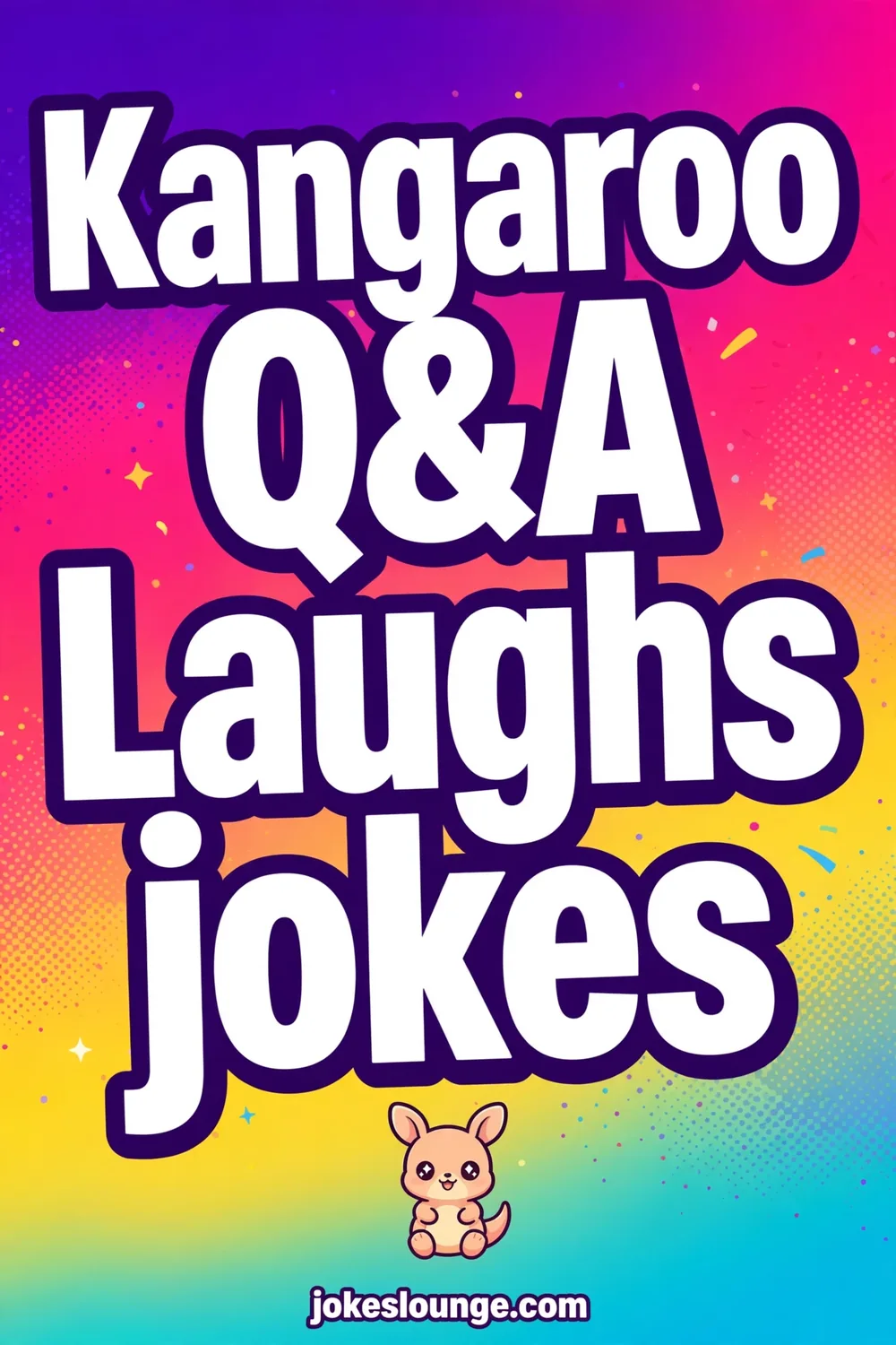 Kangaroo Q&A Laughs jokes - funny illustration
