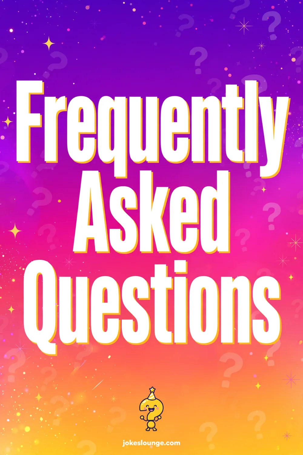 Frequently Asked Questions - funny illustration