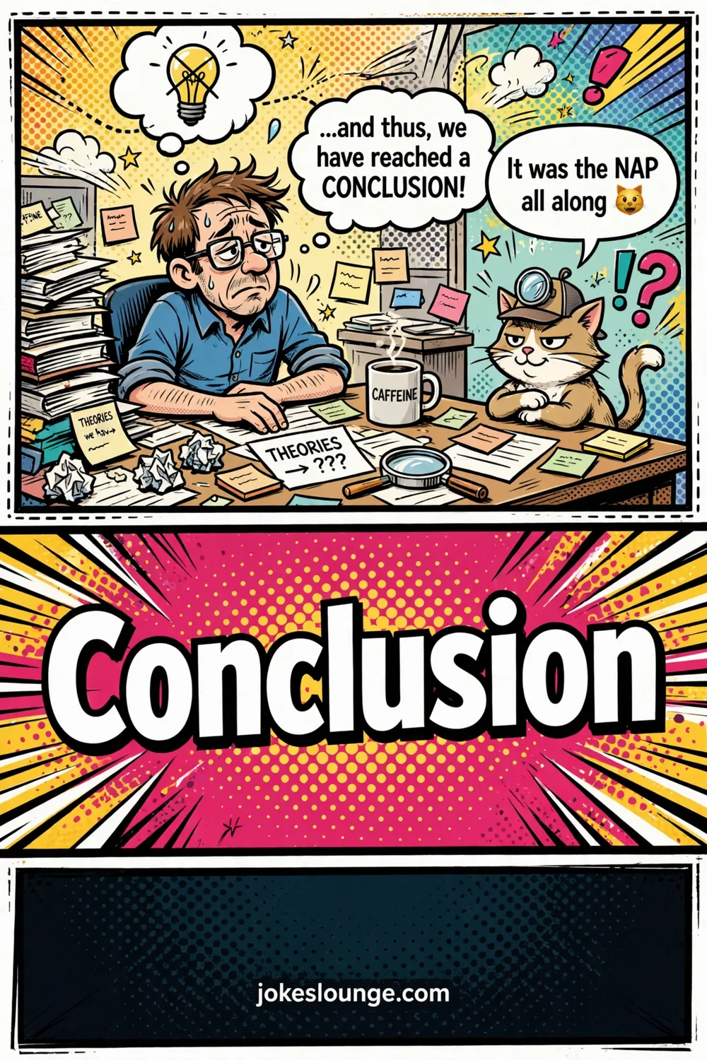 Conclusion - funny illustration