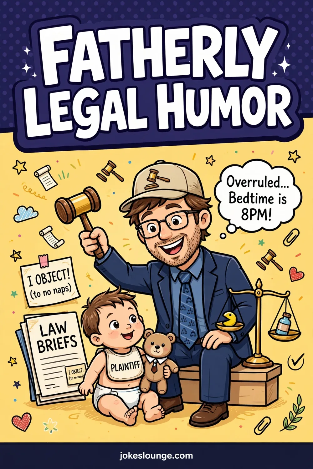 Fatherly Legal Humor - funny illustration