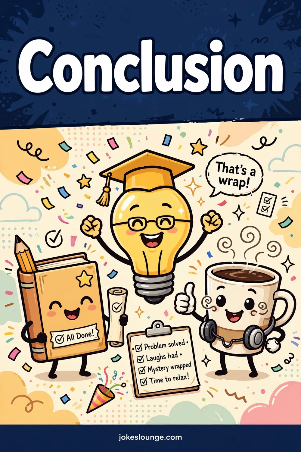 Conclusion - funny illustration