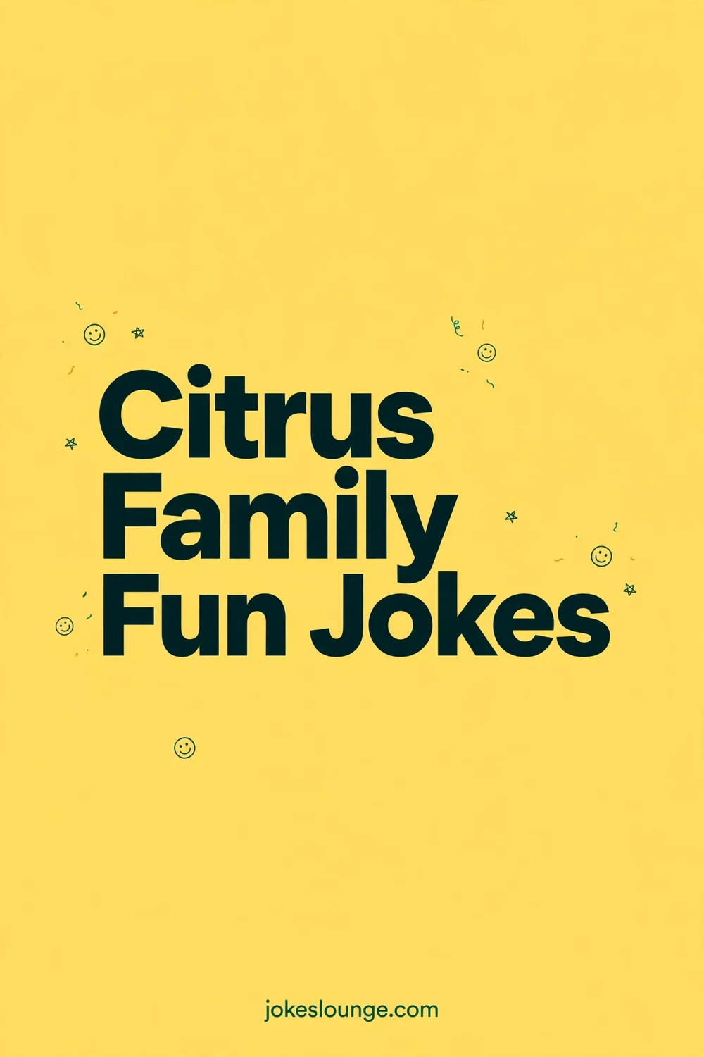 Citrus Family Fun Jokes - funny illustration