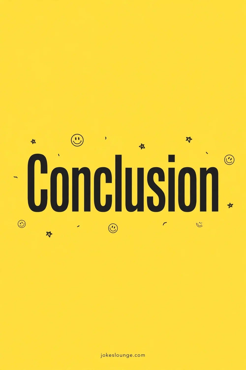 Conclusion - funny illustration