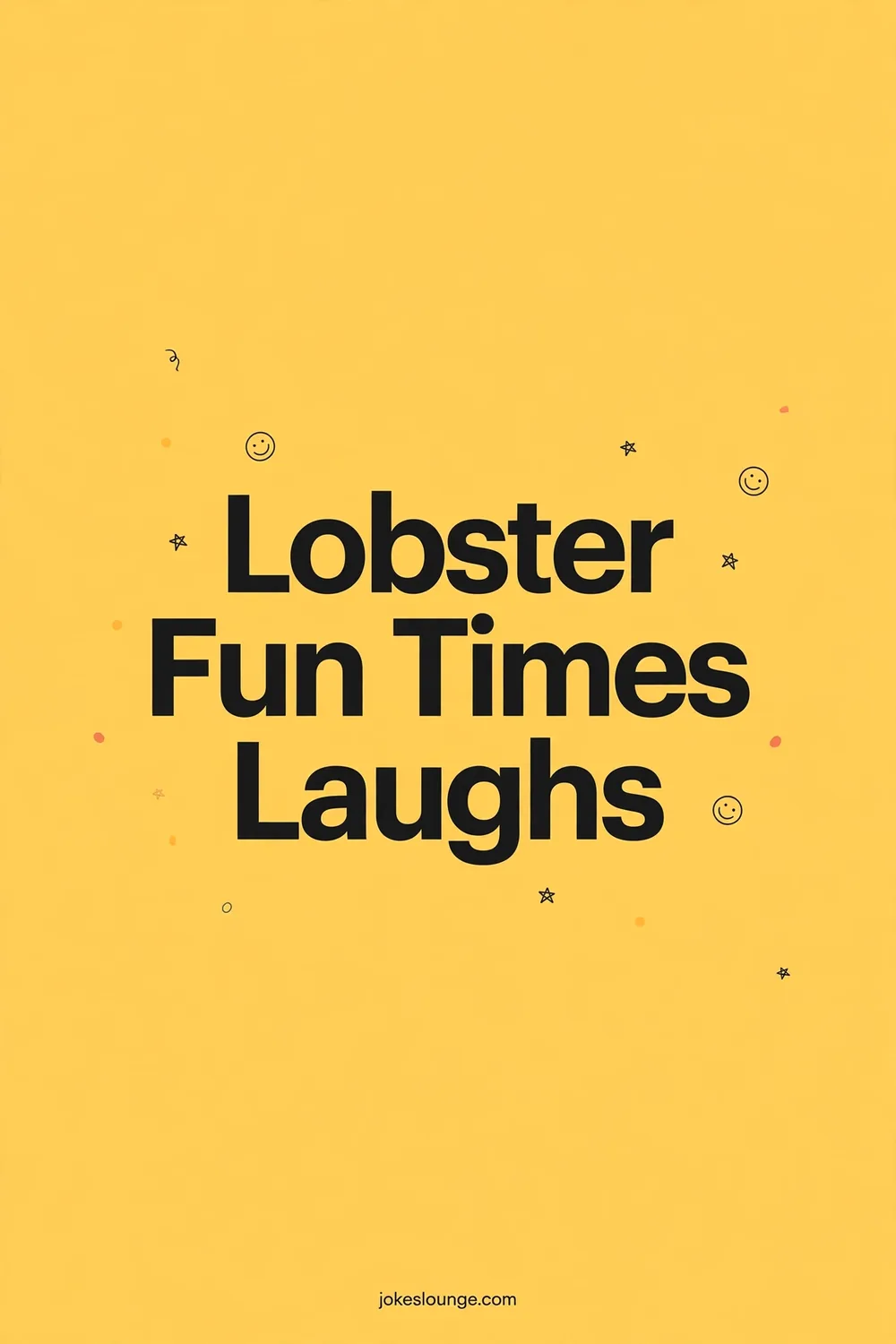 Lobster Laughs puns Collection - funny illustration