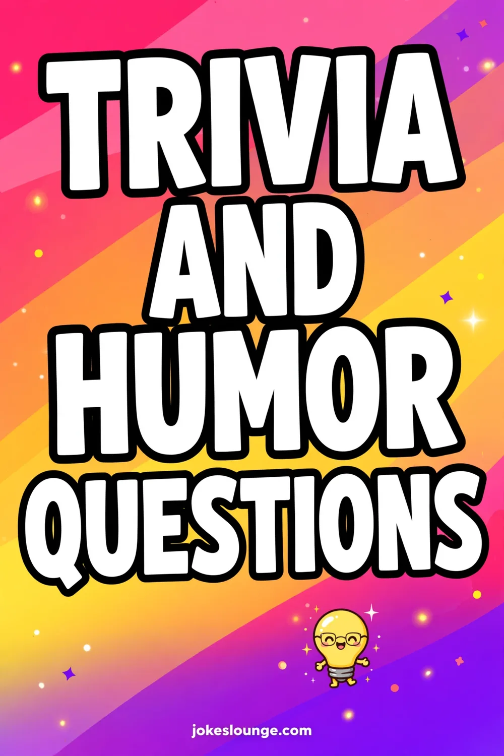 Trivia and Humor Questions - funny illustration