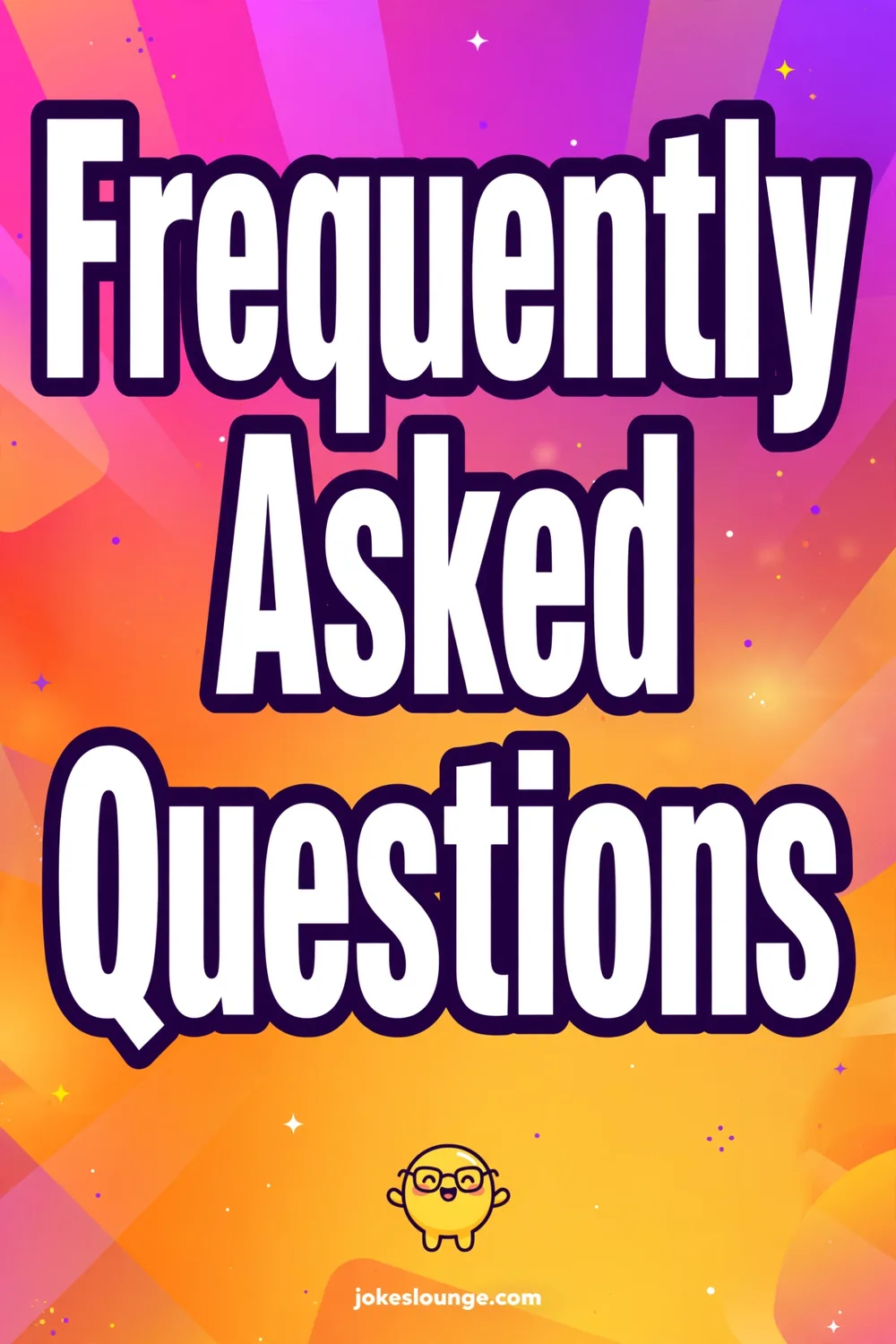 Frequently Asked Questions - funny illustration
