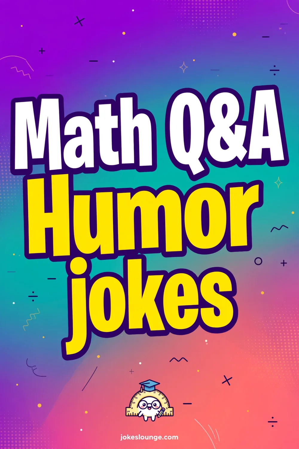 Knock-Knock Math Humor - funny illustration