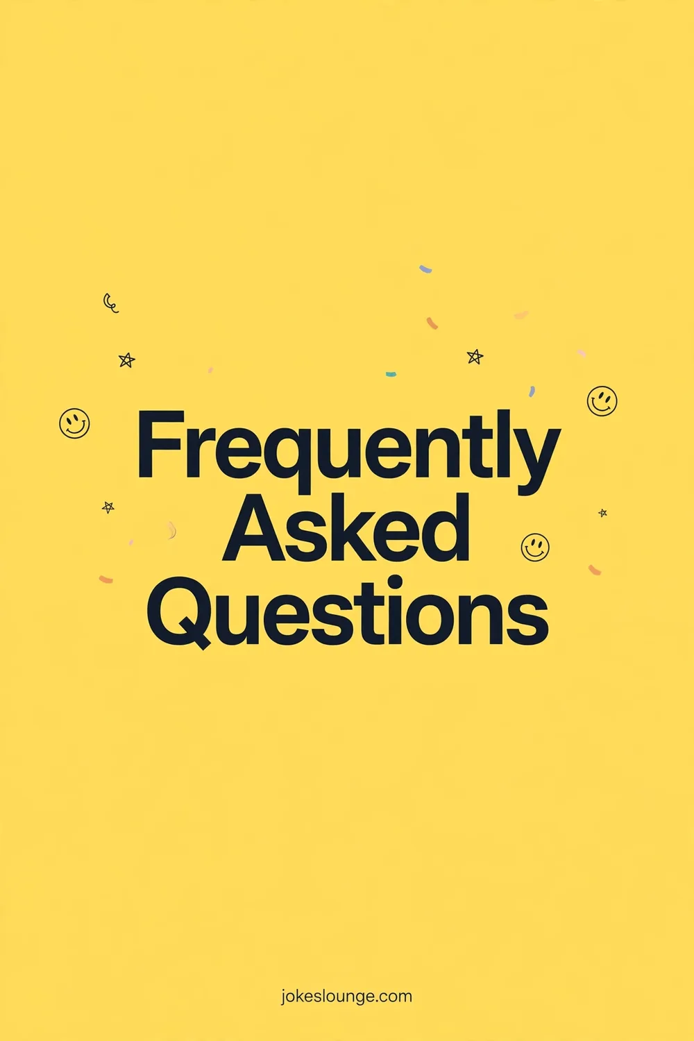 Frequently Asked Questions - funny illustration