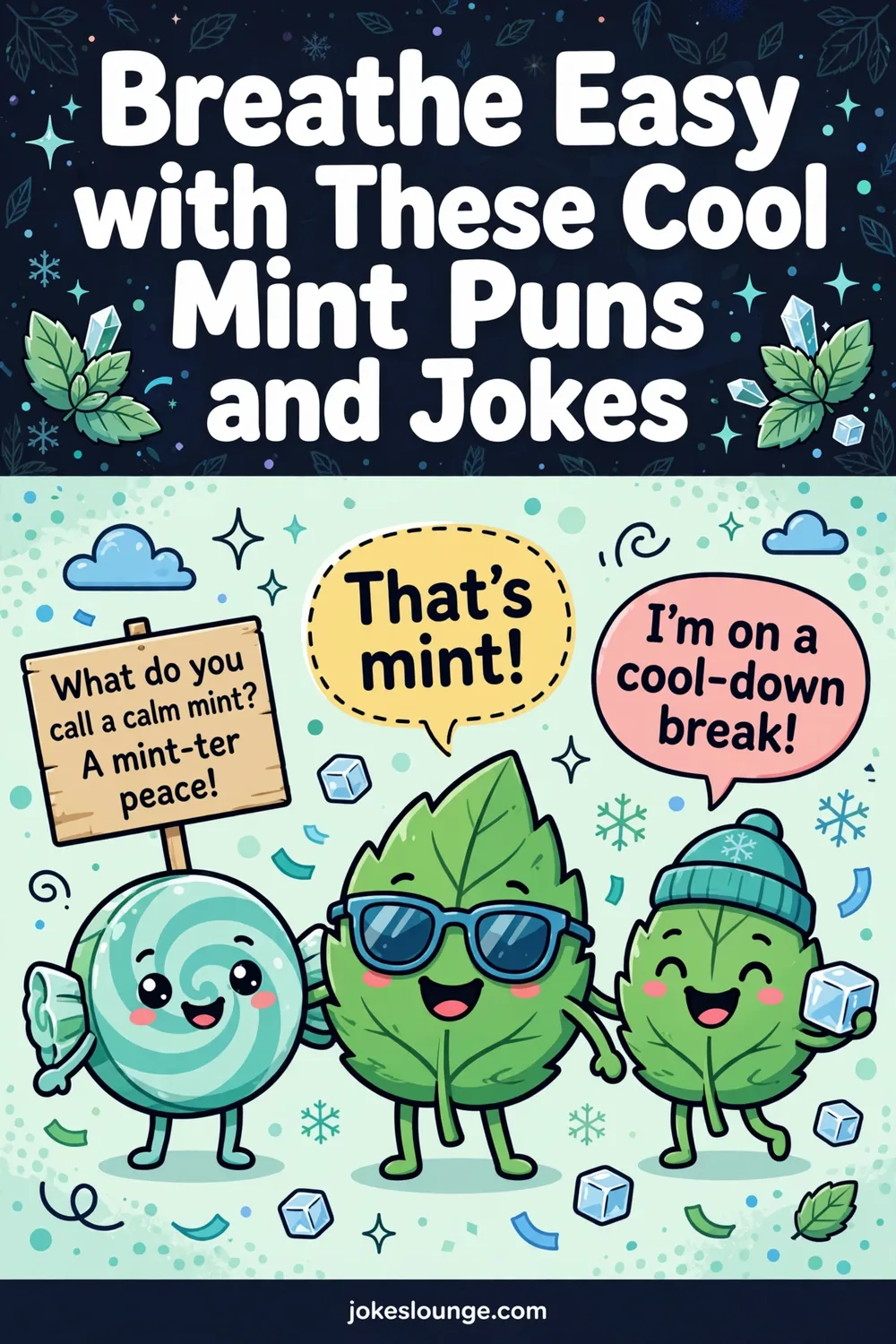 Breathe Easy with These Cool Mint Puns and Jokes! - funny illustration