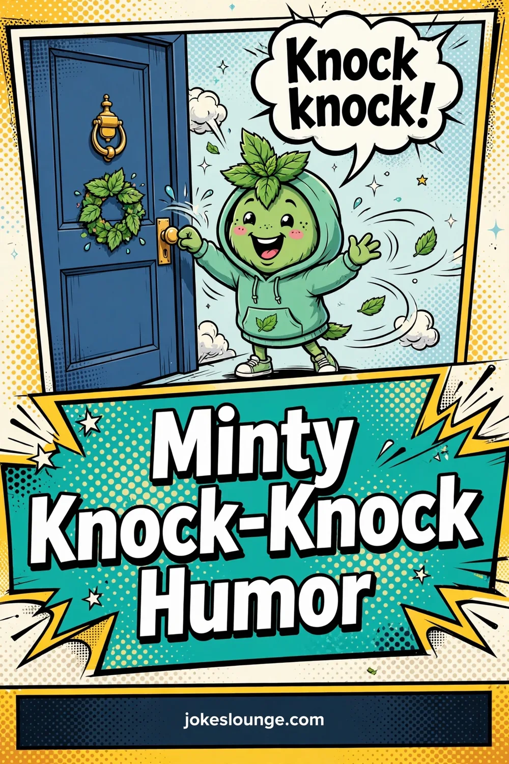 Minty Knock-Knock Humor - funny illustration