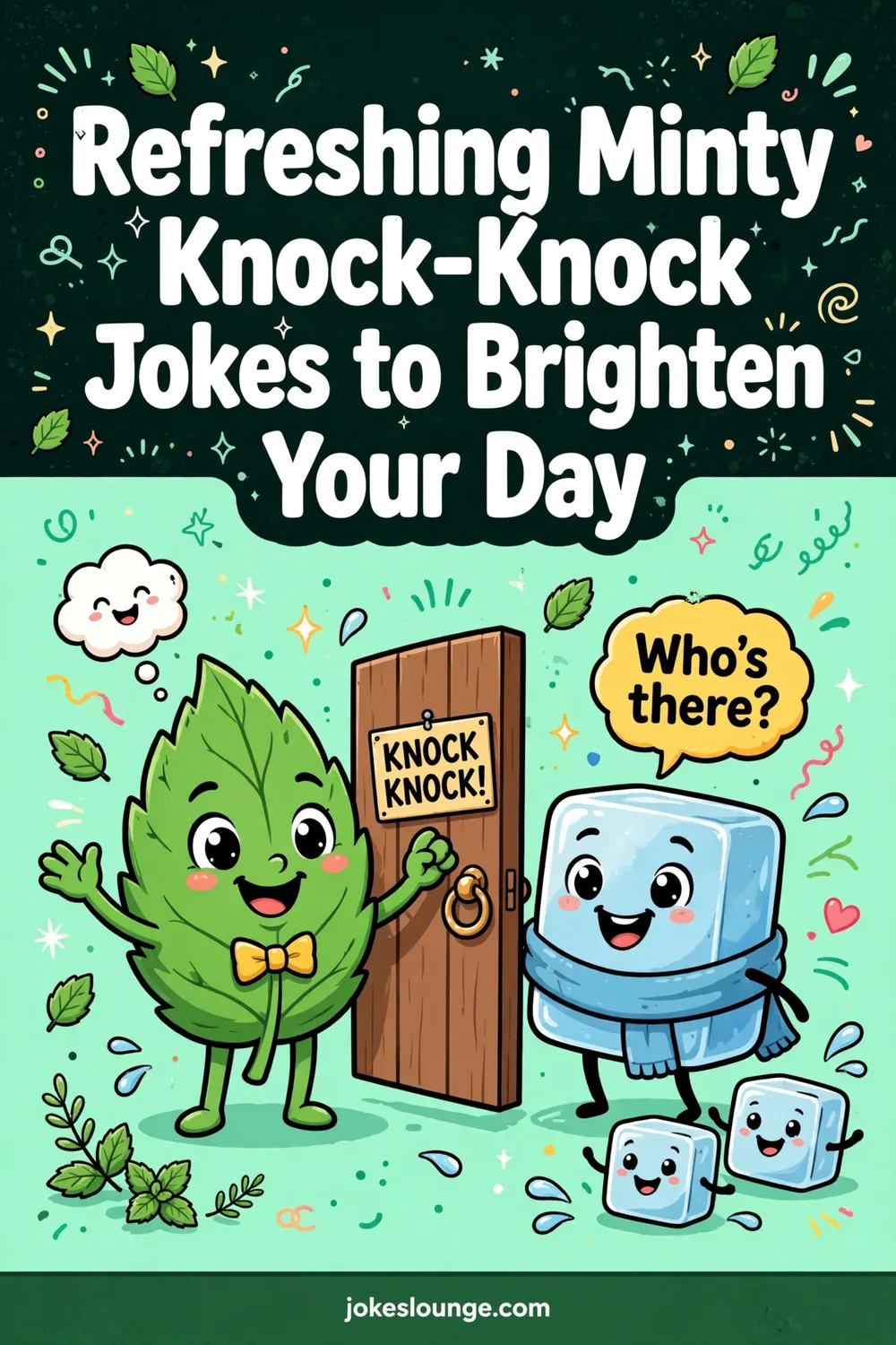 Refreshing Minty Knock-Knock Jokes to Brighten Your Day! - funny illustration