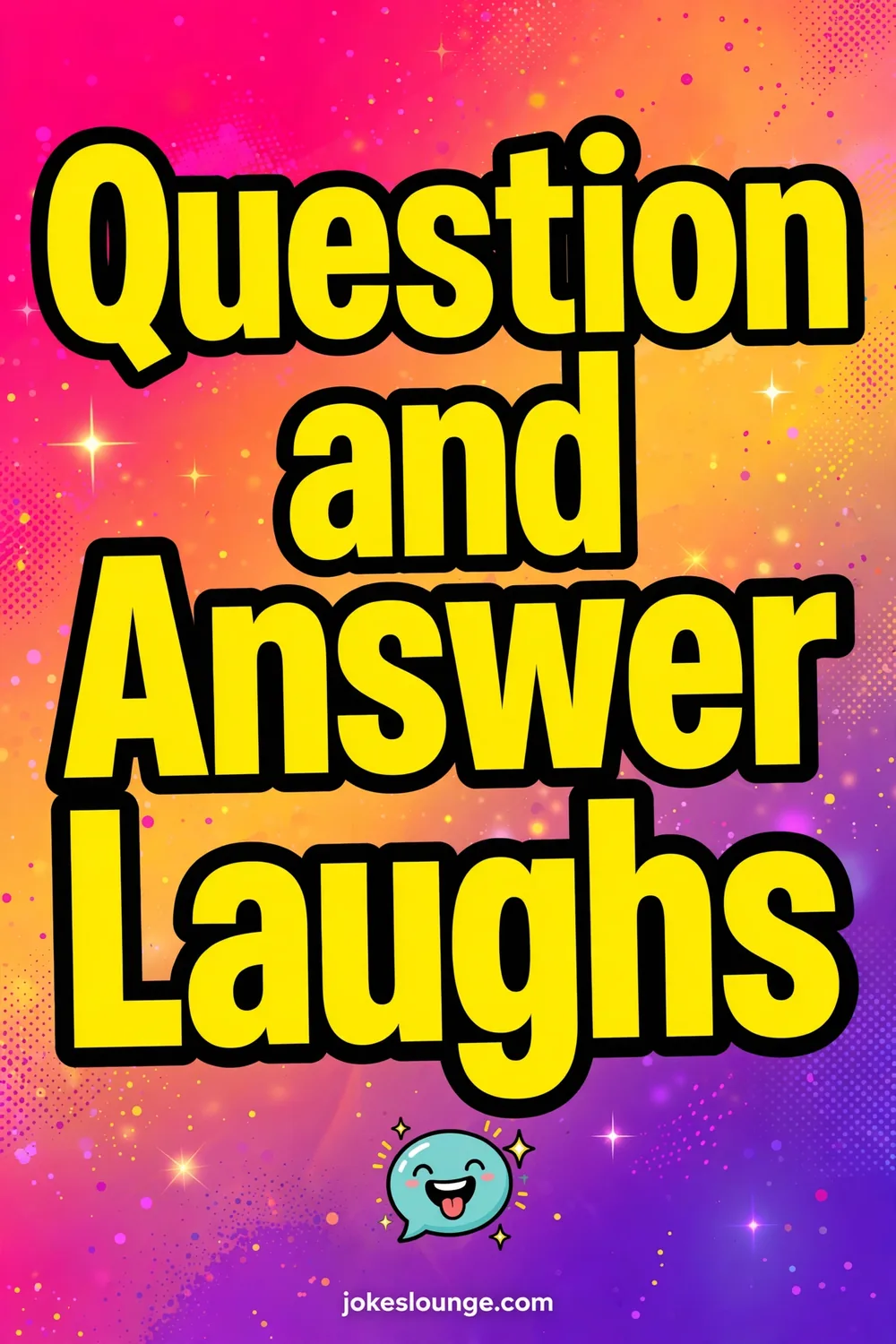 Question and Answer Laughs - funny illustration
