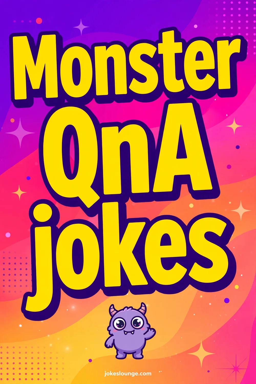 Monster QnA jokes - funny illustration