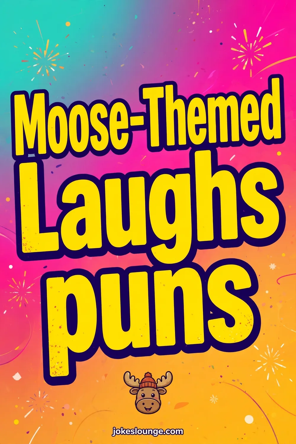 Moose-Themed Laughs puns - funny illustration