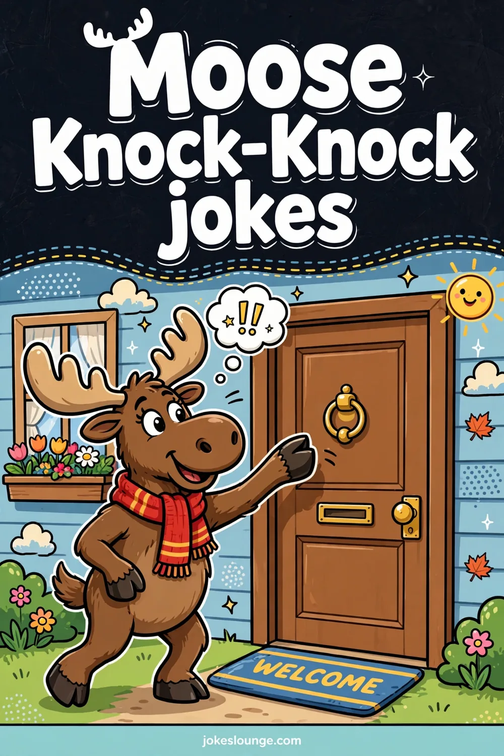 Moose Knock-Knock jokes - funny illustration