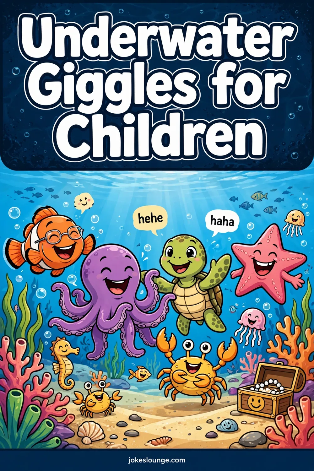 Underwater Giggles for Children - funny illustration