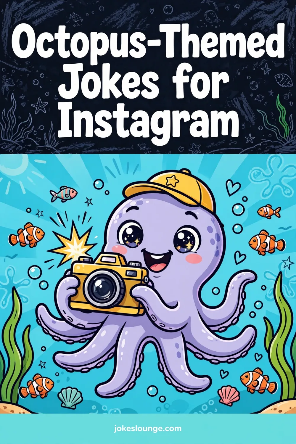 Octopus-themed Instagram Posts - funny illustration