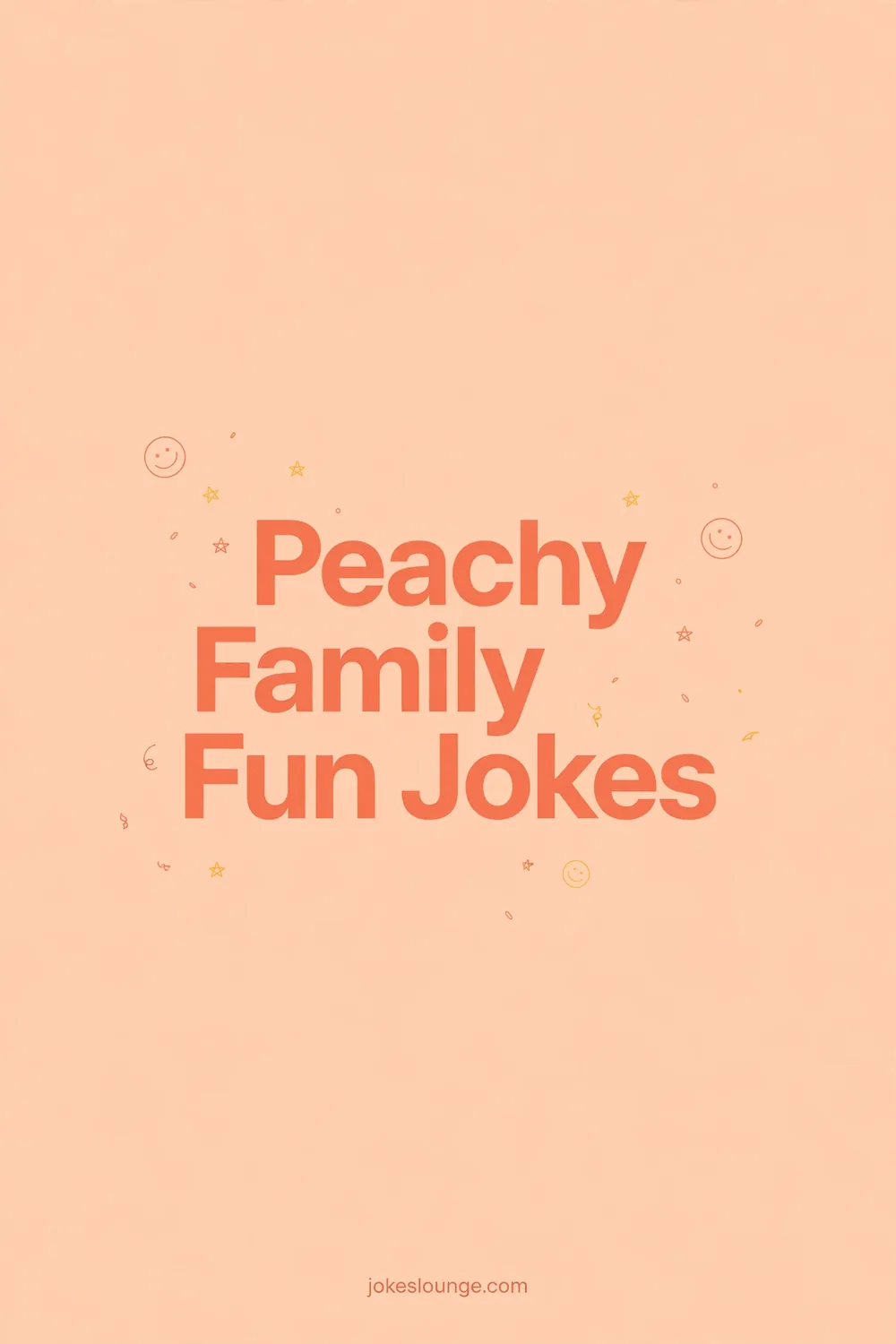 Peachy Family Fun Jokes - funny illustration