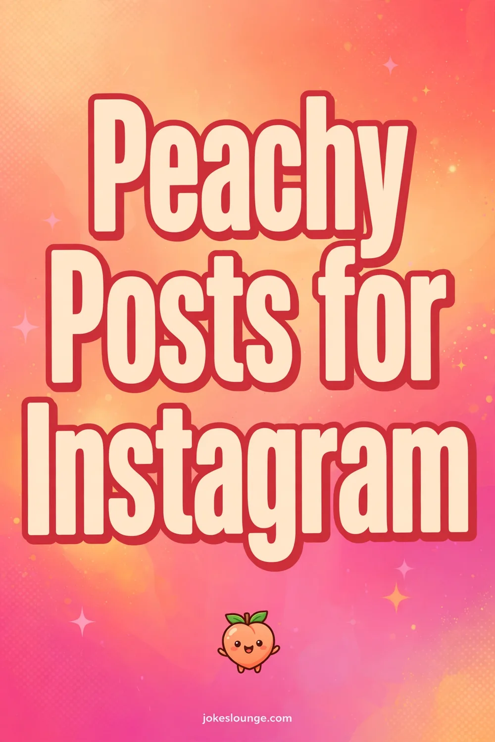 Peachy Posts for Instagram - funny illustration